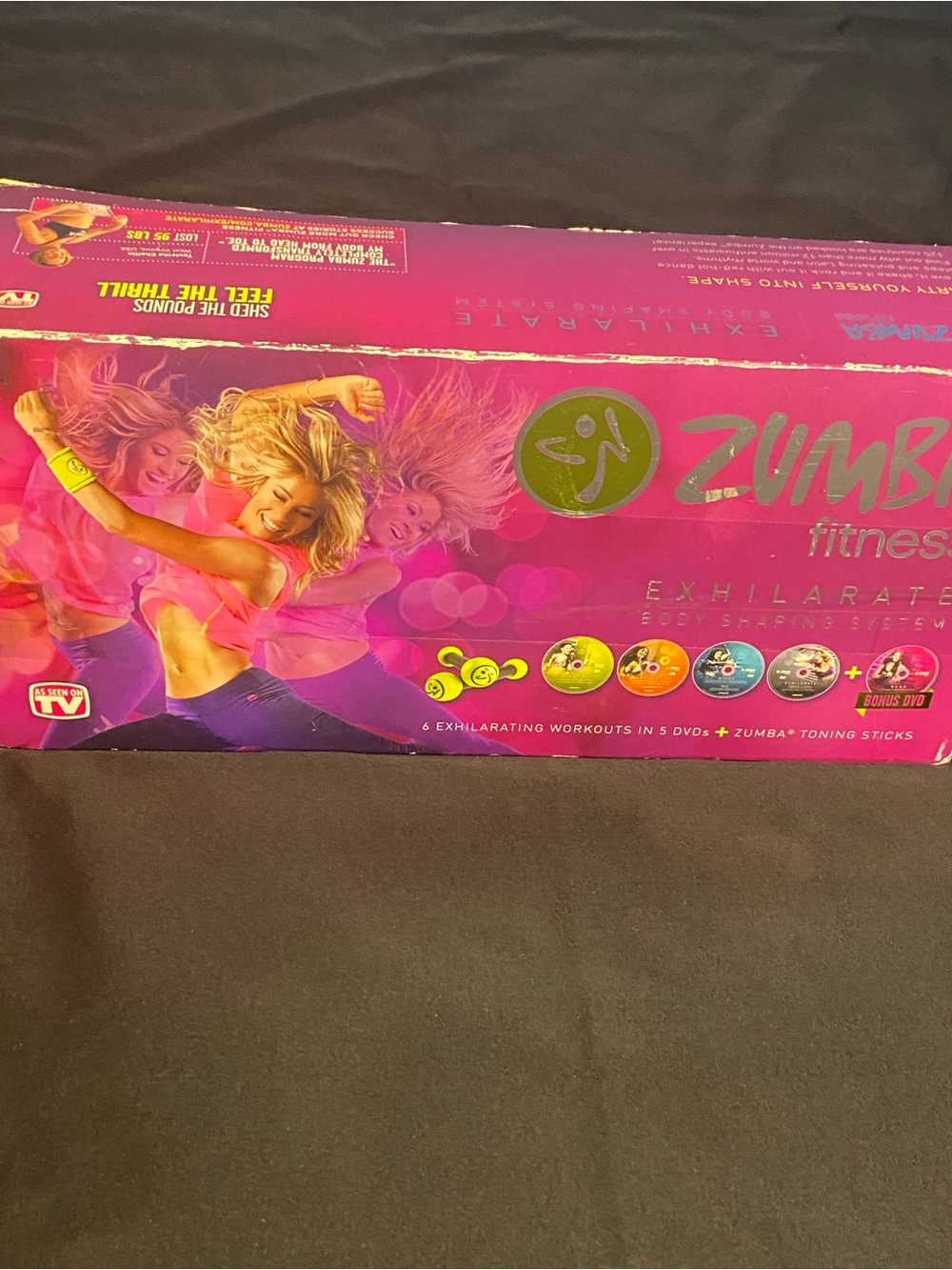 Zumba Fitness Exhilarate DVD Set 5 Disc Ultimate Experience Body Shaping System